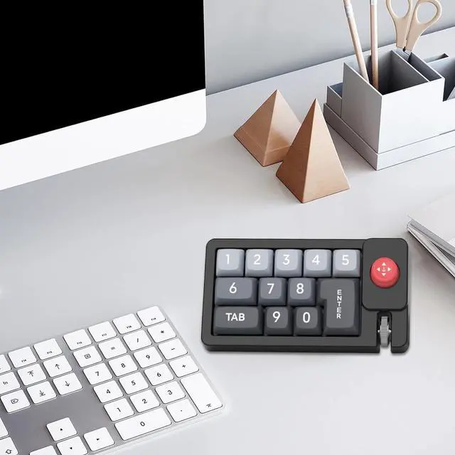 Alt view image 2 of 7 - Programmable Keyboard | RGB Mechanical Keyboard | Number Pad Are On The Dealable Hot-In With Joystick For Computer Work Graphic Design