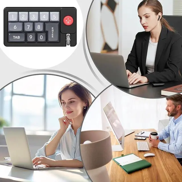 Alt view image 4 of 7 - Programmable Keyboard | RGB Mechanical Keyboard | Number Pad Are On The Dealable Hot-In With Joystick For Computer Work Graphic Design