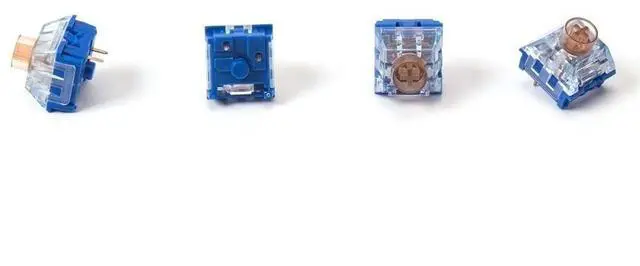 Alt view image 2 of 6 - Kailh Deep Sea Silent Pro Switch V2, 5Pin Islet Linear/Whale Tactile Transparent Pre-Lubed Switch for Mechanical Keyboard(70PCS,Whale V2)