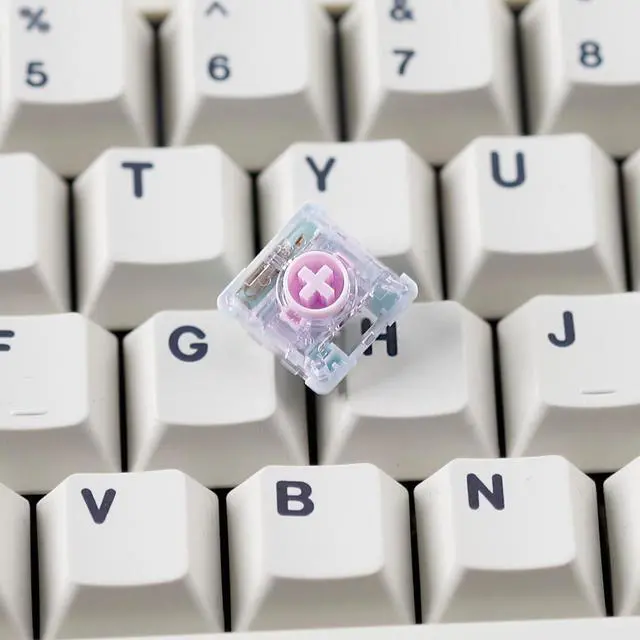 Alt view image 4 of 7 - Kailh Saker 3-Pin Mini Low Profile Linear Switches Ultra-Short Bottoming, Quick Trigger for Gaming Keyboards (110)