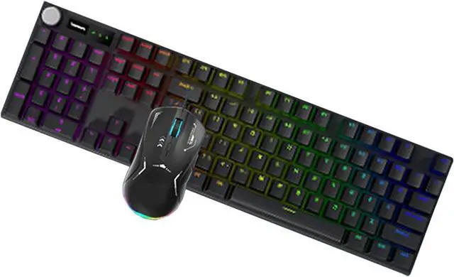 Main image of 104Keys Lighting Mechanical Keyboards and Cored Combo 1.5m Cable for Gaming and Office Use/1746