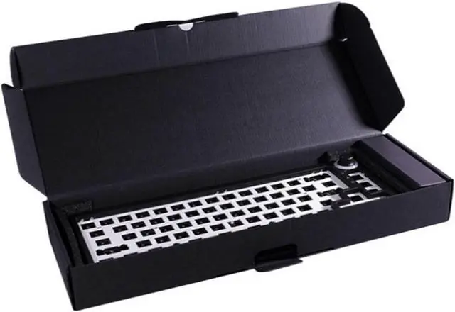 Alt view image 6 of 7 - LK67/KF068 Mechanical Keyboard Kits Light Single Modes Cord Full Keyboard with Numberpad