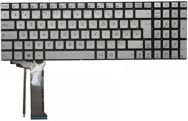 Main image of GL552 GL552J GL552JX GL552V GL552VL GL552VW N551 N551J N551JB N551JK N551JM N551JQ Compatible Laptop Keyboard with French Layout and Backlit Feature