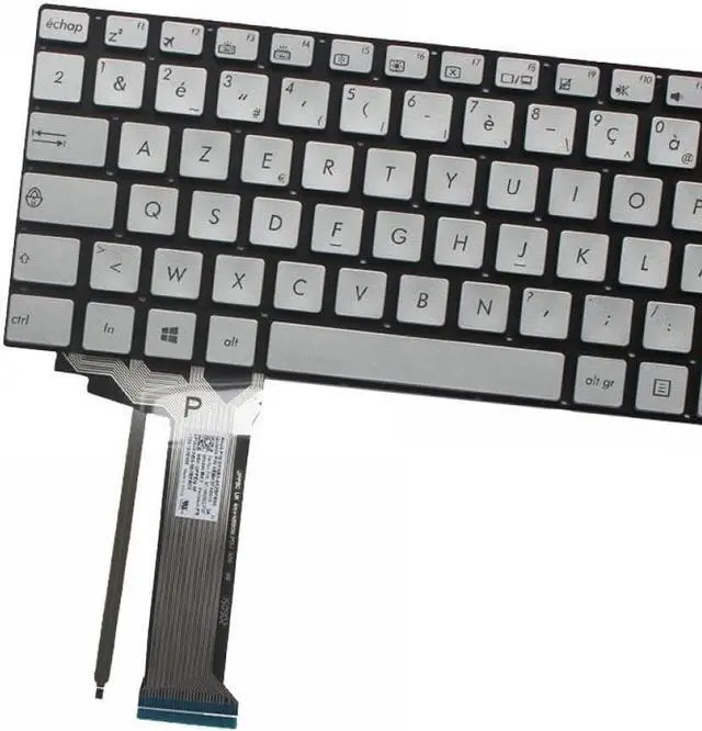 Alt view image 3 of 4 - GL552 GL552J GL552JX GL552V GL552VL GL552VW N551 N551J N551JB N551JK N551JM N551JQ Compatible Laptop Keyboard with French Layout and Backlit Feature