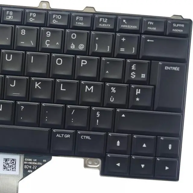 Alt view image 4 of 4 - FR Laptop Keyboard Compatible with 15 R3 15 R4 13 R3 Models with Backlit Feature Part Numbers 0JHW7C PK1326S1C17
