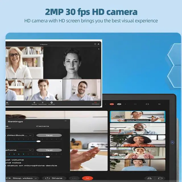 Alt view image 4 of 7 - Mechanical Keyboard with Screen, 68 Keys Portable USB Wired RGB LED Backlit 12.3 Inch Touch Screen Monitor Keyboard (US Plug)