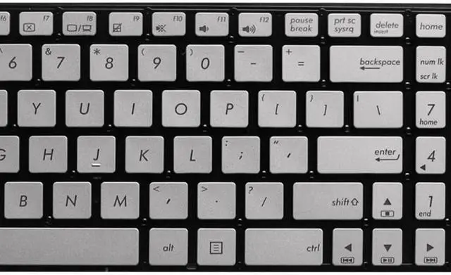 Alt view image 3 of 3 - Compatible Laptop Keyboard for GL702 GL702VT GL702VM Models Silver 0KNB0 662LUS00 AEBK5U00030 English Layout with Backlight Function