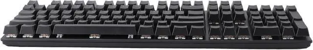 Alt view image 5 of 7 - Wired Mechanical Keyboard, 104 Keys Blue Switch, 8 Backlight Modes, USB 2.0 Interface, Ergonomic Design for Gaming and Office, Fast Response, Crisp Sound, Support Multi System