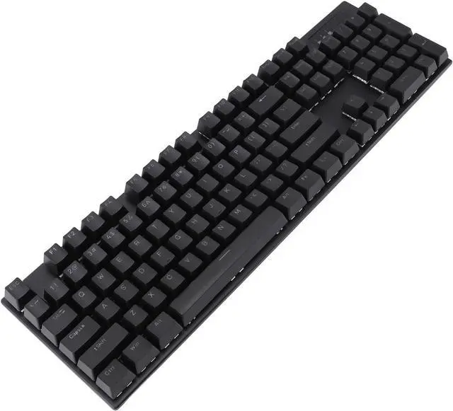 Alt view image 7 of 7 - Wired Mechanical Keyboard, 104 Keys Blue Switch, 8 Backlight Modes, USB 2.0 Interface, Ergonomic Design for Gaming and Office, Fast Response, Crisp Sound, Support Multi System