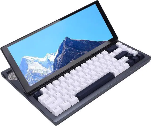 Main image of Touchscreen Gaming Mechanical Keyboard, 13 Inch 68 Keys RGB Portable Compact Keyboards, with with Foldable 0-90 Degree Portable Screen (US Plug)
