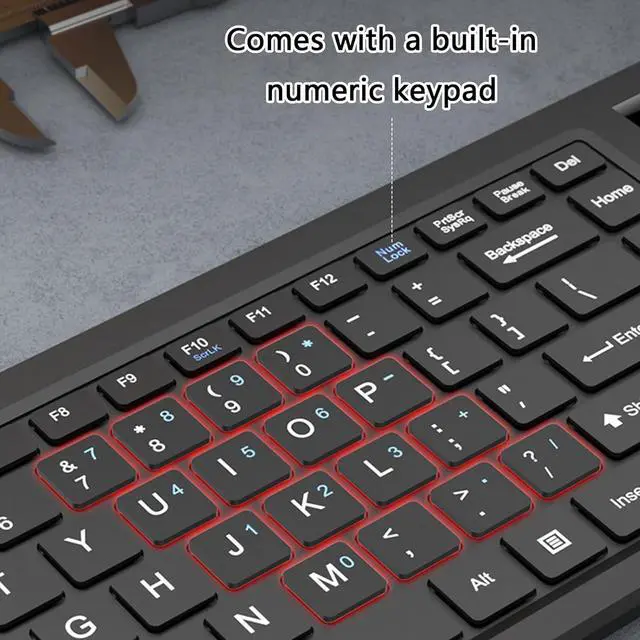 Alt view image 3 of 7 - USB Keyboards with High Sensitivity Touchpads and Numeric Keypad for Industrial Use