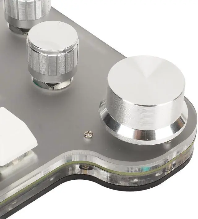 Alt view image 2 of 7 - Blue Switch Keyboard, Customizable RGB Lighting Gaming KeyPad, 3 Connectivity Options, for Gaming Music Office Tasks