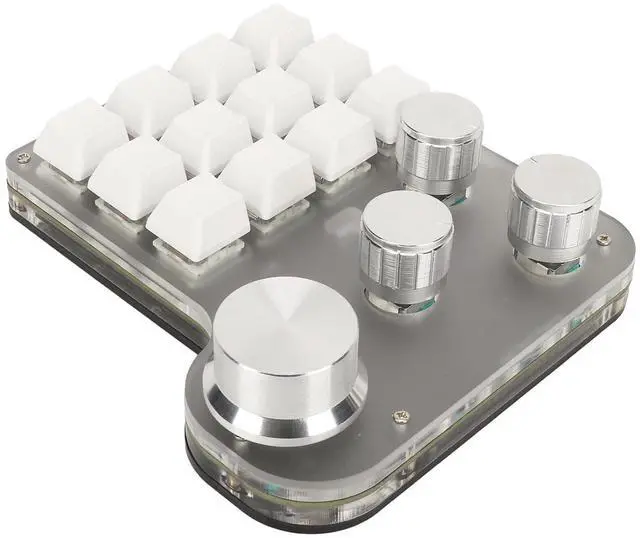 Alt view image 7 of 7 - Blue Switch Keyboard, Customizable RGB Lighting Gaming KeyPad, 3 Connectivity Options, for Gaming Music Office Tasks