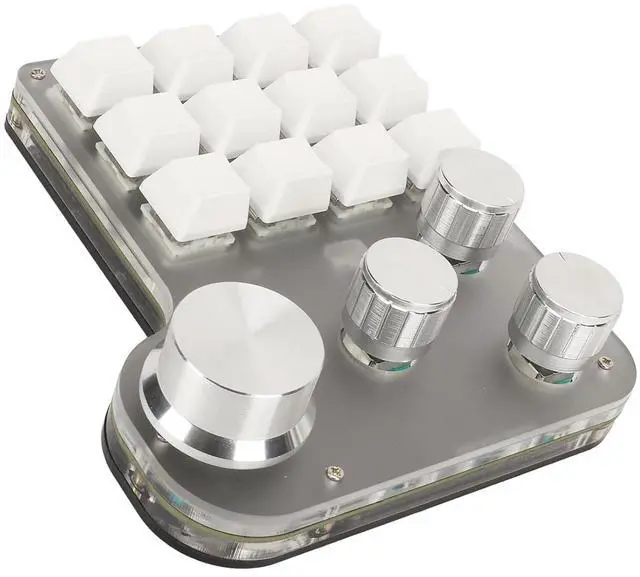 Alt view image 4 of 7 - Blue Switch Keyboard, Customizable RGB Lighting Gaming KeyPad, 3 Connectivity Options, for Gaming Music Office Tasks