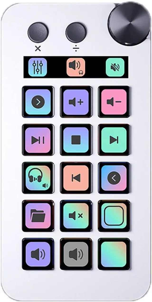 Main image of StreamDeck Visual 15Keys Miniature Keyboards LCD Button Living Controller Button for PC Desktop Controller Customs