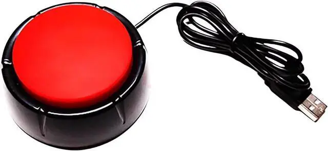 Alt view image 2 of 6 - Programming USB Macro Keyboard, One Handed Enter Key Major Policy Decision Button, Default Enter Key, Control Keyboard for Game PC Switch Lottery Answer, USB Flash Drive With Change Program(Red)