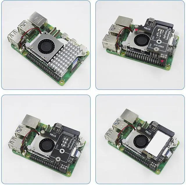 Alt view image 7 of 7 - CHENZILIN Adapter Board PCIe to Adapter for 5, PCIE to Expansion Card with ACT Indicators Light