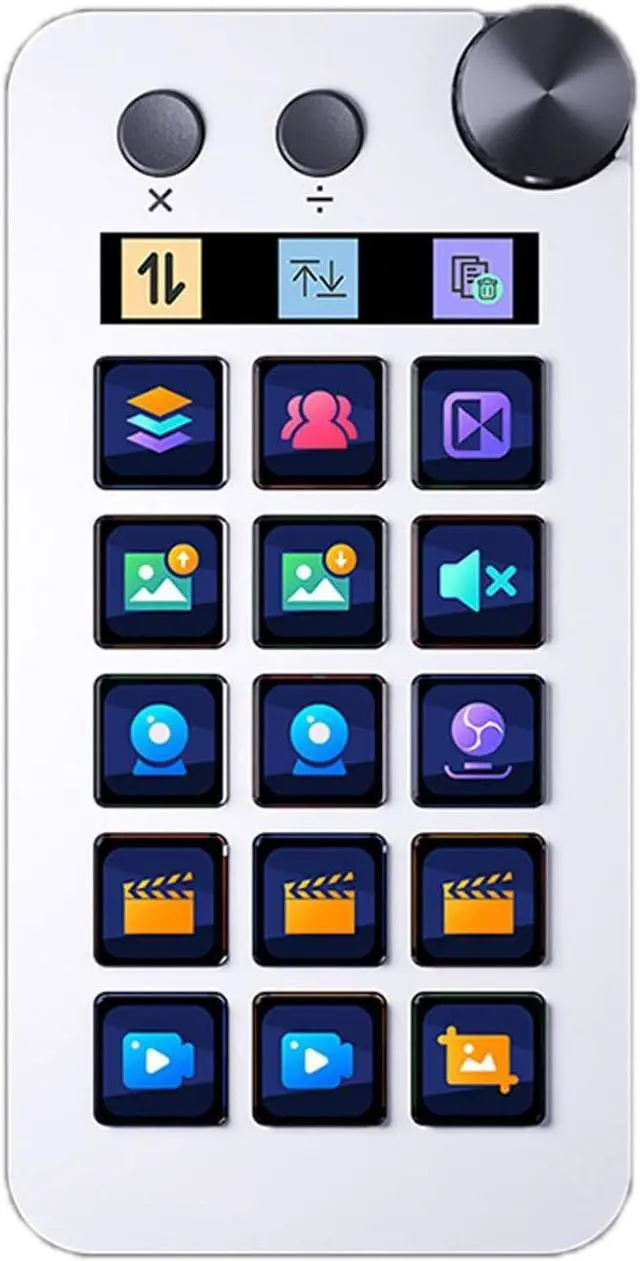 Main image of LCD Button 15Keys Live Content Creation Controller StreamDeck Customs Button StreamDeck Visual Keyboards For PC