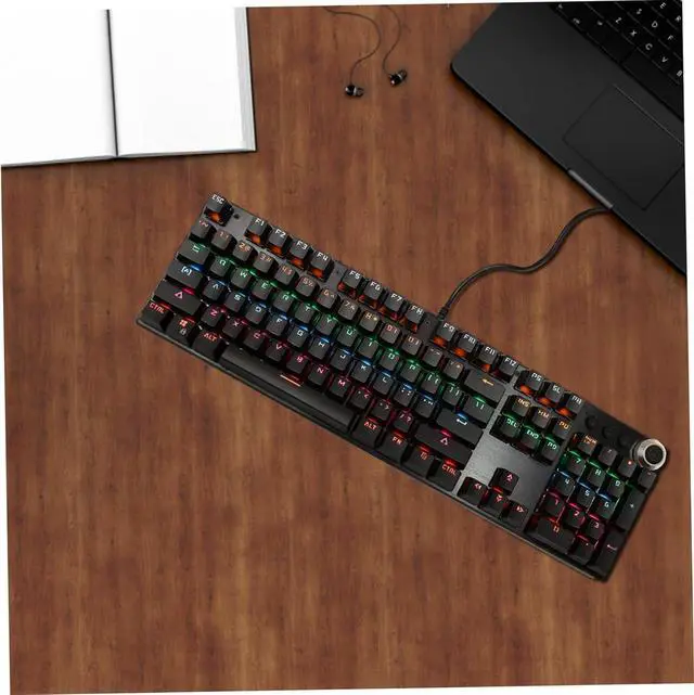 Alt view image 5 of 7 - OSOLADY Key Backlit Mechanical Keyboard Wired USB Gaming Keyboard with Enhanced Ergonomic Key Mapping
