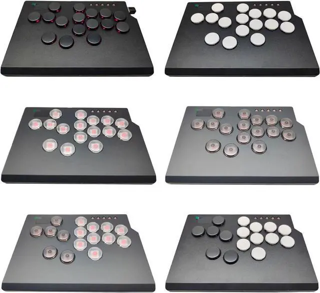 Alt view image 5 of 7 - EINCORN Fight Stick Stick for PC Controller Stick with Light Function