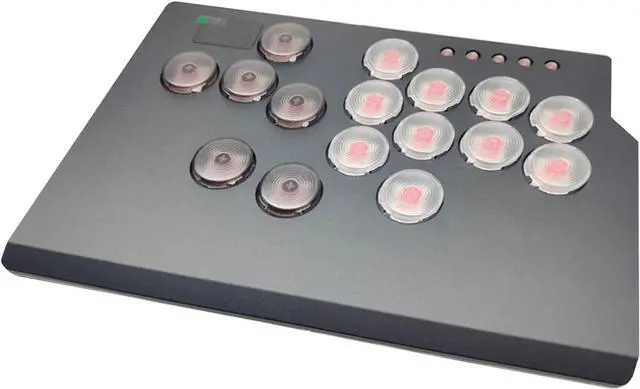Alt view image 7 of 7 - EINCORN Fight Stick Stick for PC Controller Stick with Light Function