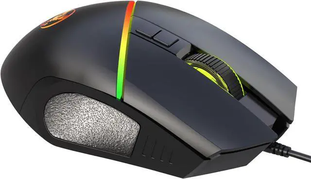 Alt view image 5 of 7 - Rooyar Plugs and Play Wire Keyboard and Set with Comfortable Keystrokes Clear Characters for Gamers Office Workers Use