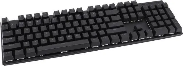 Alt view image 5 of 7 - Wired Mechanical Keyboard, 104 Keys Blue Switch, 8 Kinds Backlight, Gaming and Office Use, USB2.0 Interface, Ergonomic Design, Multimedia Control