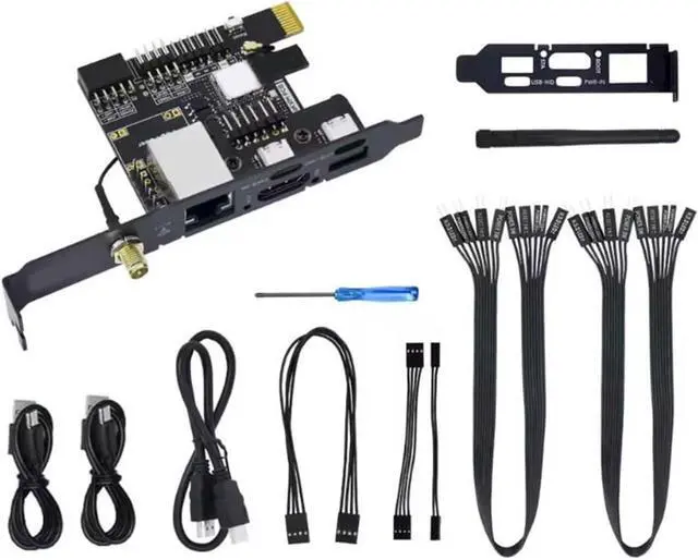 Main image of CHENZILIN KVM-PCIe Base Set for Desktop Users Enhances Stability and Optional WiFi Power Over Ethernet Features