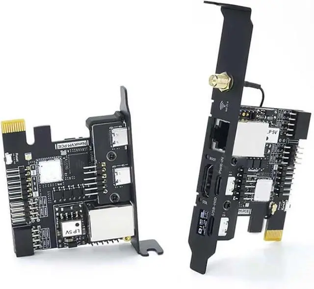 Alt view image 4 of 7 - CHENZILIN KVM-PCIe Base Set for Desktop Users Enhances Stability and Optional WiFi Power Over Ethernet Features