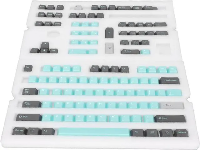 Main image of Universal 126 Key PBT Mechanical Keyboard Keycap Set, Cherry Height, English Layout, Sturdy and Abrasion Resistant, Professional DIY Design for Keyboard Enthusiasts