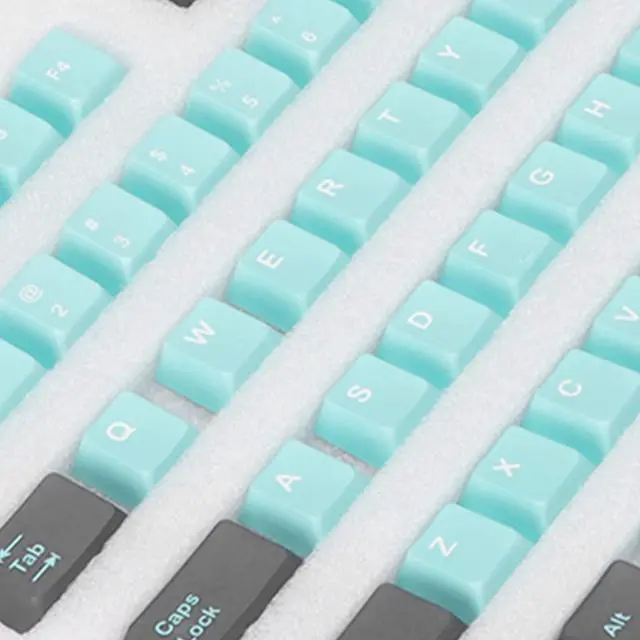 Alt view image 3 of 7 - Universal 126 Key PBT Mechanical Keyboard Keycap Set, Cherry Height, English Layout, Sturdy and Abrasion Resistant, Professional DIY Design for Keyboard Enthusiasts
