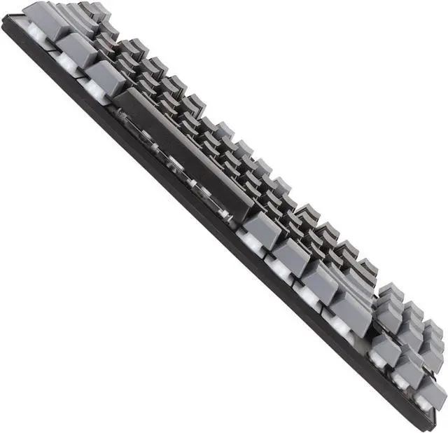 Alt view image 7 of 7 - Mechanical Gaming Keyboard, 87 Key USB Wired, Multicolored Backlit, Ergonomic for Hour Gaming and Office Work