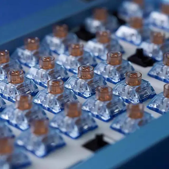 Alt view image 3 of 6 - BGKYPRO Kailh Deep Sea Silent Mini Low-Profile Mechanical Keyboard Switches - Hot-Swappable 35g Linear/Clicky for Hitbox Controllers, Gaming & Typing