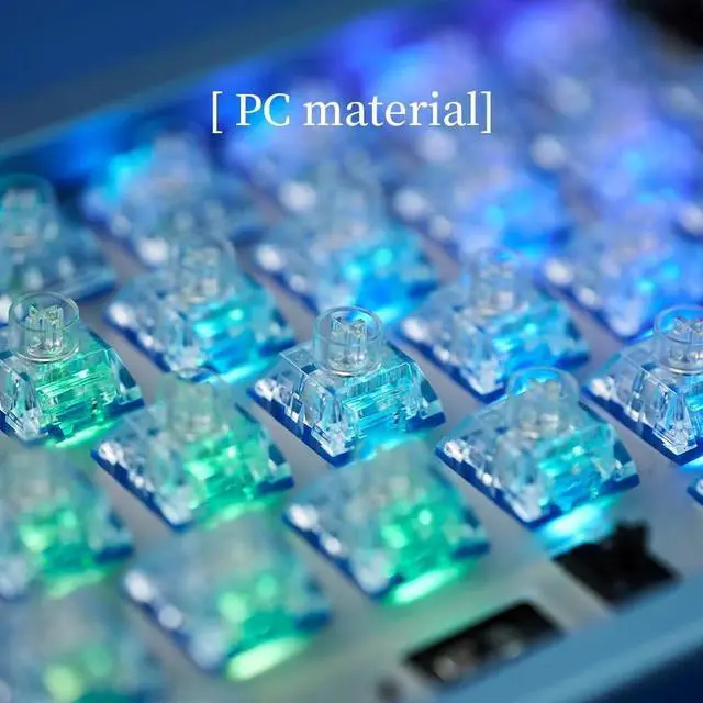 Alt view image 3 of 6 - BGKYPRO Kailh Deep Sea Silent Mini Low-Profile Mechanical Keyboard Switches - Hot-Swappable 35g Linear/Clicky for Hitbox Controllers, Gaming & Typing