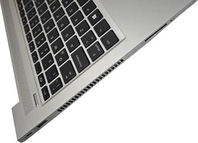 Alt view image 4 of 4 - Laptop Latin Keyboard Compatible for HP ProBook 440 G6 445 G6 440 G7 445 G7 Backlit Silver Palmrest Upper Cover Case L38138-161 L44589-001 L74246-071 L38138-001 4BX8JTATP20