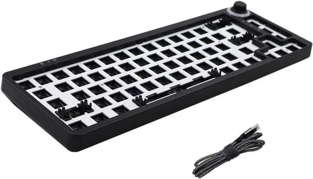 Main image of ELAYARD 1set Hot Swappable Mechanical Keyboard Kit Programmable RGB Lighting Key Wired Accessory for Custom