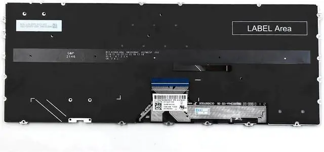 Alt view image 3 of 3 - KGIGIBE Replacement Backlit Keyboard for HP Spectre x360 14-EF 14-EF0008CA 14-EF0013DX 14-EF2013DX 14-EF2023DX TPN-C155 Laptop US Black