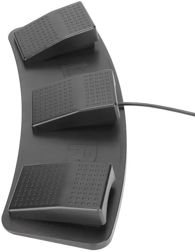 Alt view image 4 of 7 - USB Triple Foot Switch Pedal for Games and Factory Testing, Sensitivity Mechanical Switch, Ergonomic, Multifunctional, Custom Programming, Wired USB Connection,