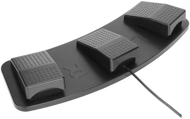 Alt view image 6 of 7 - USB Triple Foot Switch Pedal for Games and Factory Testing, Sensitivity Mechanical Switch, Ergonomic, Multifunctional, Custom Programming, Wired USB Connection,
