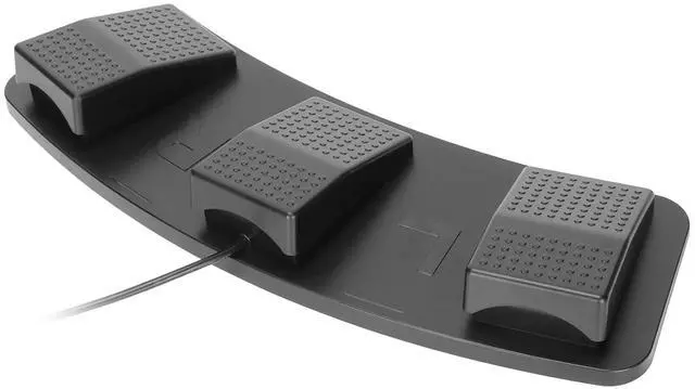 Alt view image 2 of 7 - USB Triple Foot Switch Pedal for Games and Factory Testing Sensitivity, Ergonomic, Multifunctional, Custom Programmable