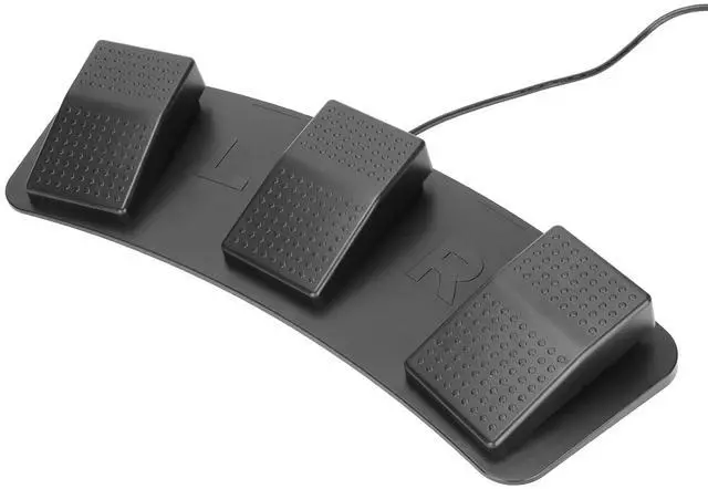 Alt view image 7 of 7 - USB Triple Foot Switch Pedal for Games and Factory Testing, Sensitivity Mechanical Switch, Ergonomic, Multifunctional, Custom Programming, Wired USB Connection,
