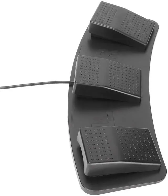Alt view image 3 of 7 - USB Triple Foot Switch Pedal for Games and Factory Testing Sensitivity, Ergonomic, Multifunctional, Custom Programmable