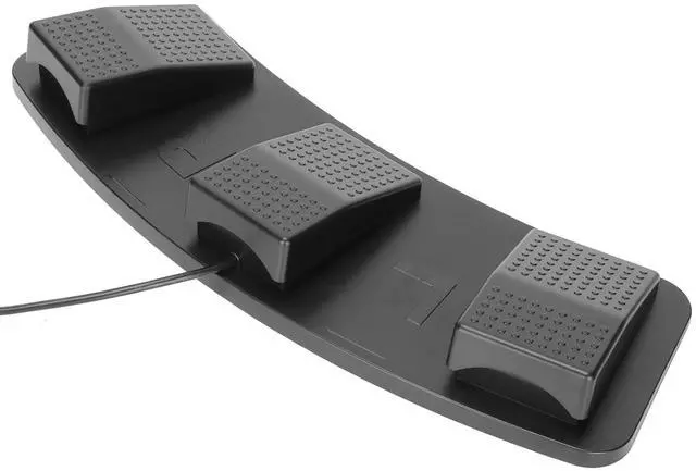 Alt view image 7 of 7 - USB Triple Foot Switch Pedal for Games and Factory Testing Sensitivity, Ergonomic, Multifunctional, Custom Programmable