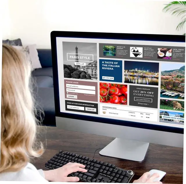 Alt view image 3 of 7 - Hoement Gaming Keyboard RGB Backlight Mechanical Keyboard for Computer Ergonomic Design