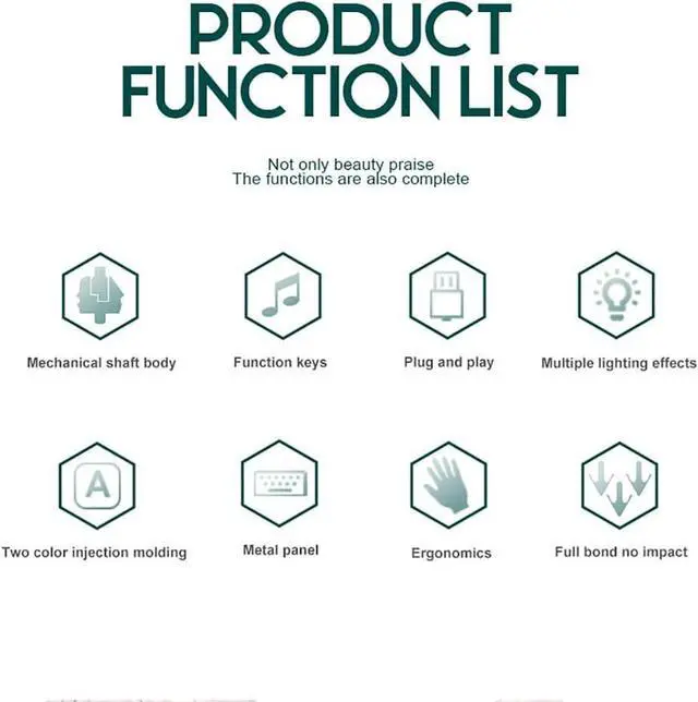 Alt view image 3 of 7 - SINRAOEE 100 Keys Gang Office Wired Keyboard with Multiple Light Effects Personalised Keycaps for Russian Users