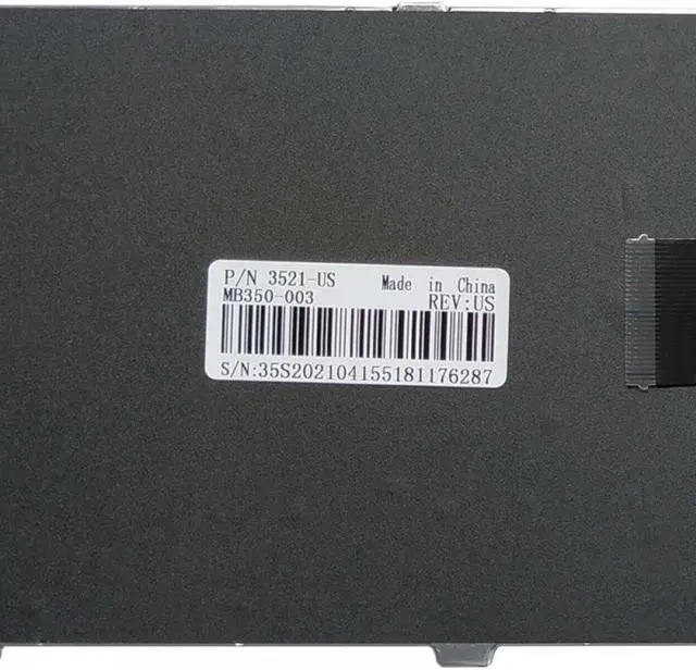 Alt view image 4 of 5 - US Keyboard Replacement Compatible with MP-12F83US-698 PK130SZ3A00 0YH3FC SN7221 SG-60000-XUA NSK-LA0SC 1D Black with Frame Compatible with Various Models
