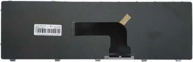 Alt view image 2 of 5 - US Keyboard Replacement Compatible with MP-12F83US-698 PK130SZ3A00 0YH3FC SN7221 SG-60000-XUA NSK-LA0SC 1D Black with Frame Compatible with Various Models