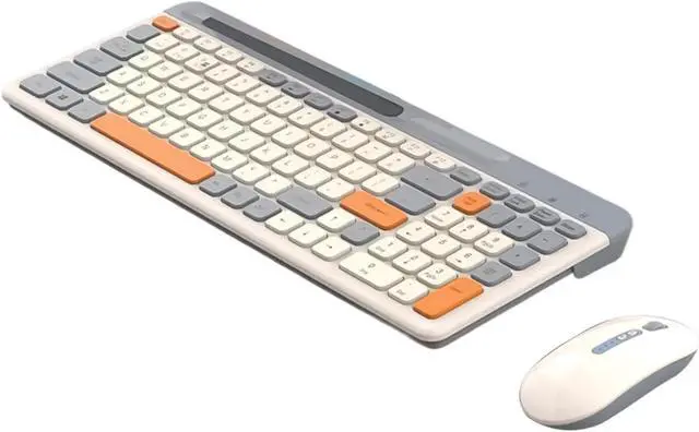Main image of Slimly Keyboard with Bluetooth-Compatible 5.0 2.4G Connection Quiet Typing for Window Multiple Systems