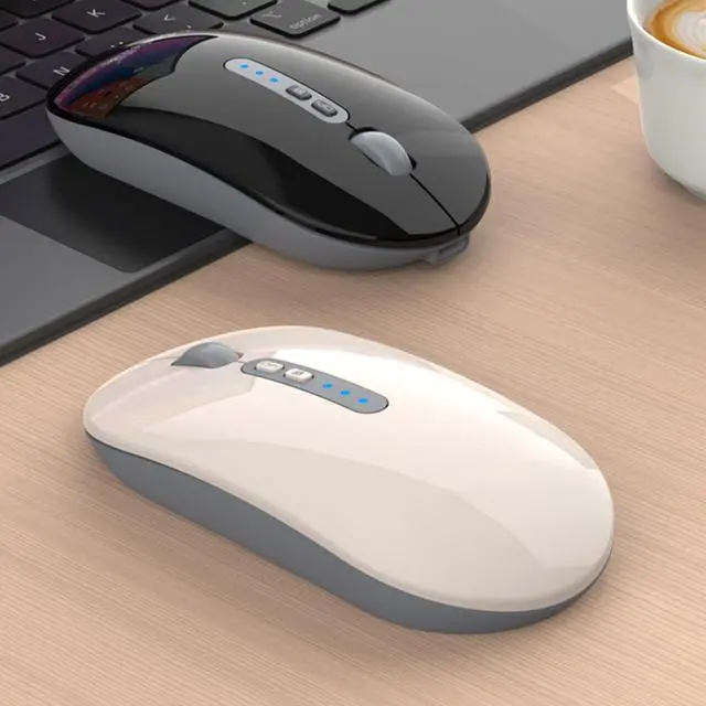 Alt view image 6 of 7 - Slimly Keyboard with Bluetooth-Compatible 5.0 2.4G Connection Quiet Typing for Window Multiple Systems