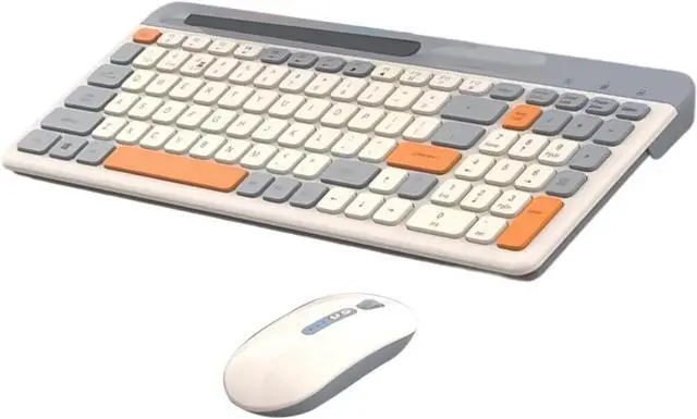 Alt view image 5 of 7 - Slimly Keyboard with Bluetooth-Compatible 5.0 2.4G Connection Quiet Typing for Window Multiple Systems